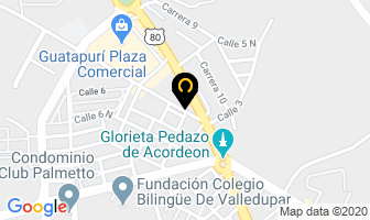 Mapa de English College Advanced Education en Valledupar