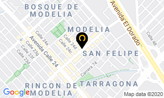 Mapa de English Teachers On Line en Bogotá D.C