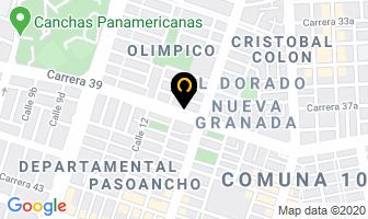 Mapa de Enjoy Dental en Cali