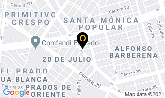 Mapa de Enmarcaciones Fausto's Gallery en Cali