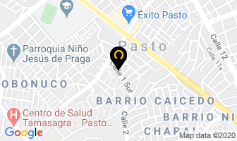 Mapa de Enquimicos en Pasto