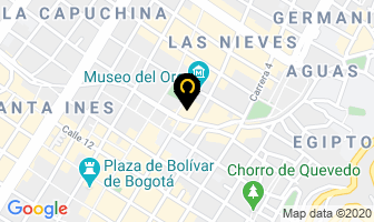 Mapa de Enrique Daza Abogado en Bogotá D.C