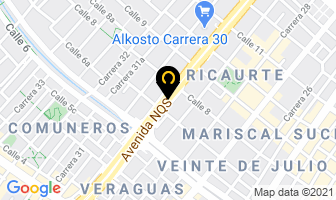 Mapa de Enrique Herrera en Bogotá D.C