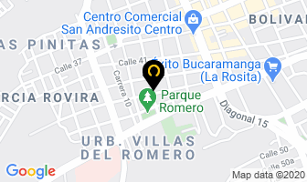 Mapa de Ensamble Diseños Bella Aurora en Bucaramanga