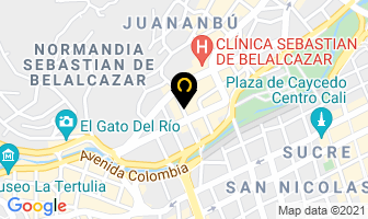 Mapa de Entregar Cohem Y Nuñez Ltda. en Cali