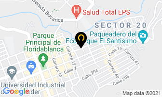 Mapa de Envios Ml Express en Floridablanca