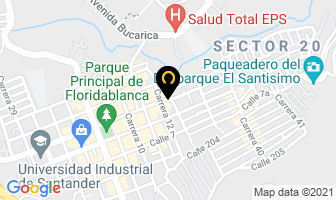 Mapa de Envios Ml Express en Floridablanca