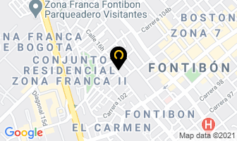 Mapa de Envios Nuevo Milenio en Bogotá D.C