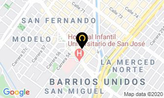 Mapa de Enzipan Laboratorios S.a. en Bogotá D.C