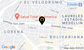 Mapa de E&p Drywall en Medellín