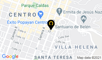 Mapa de Epicentro Musical en Popayán