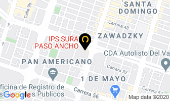 Mapa de Eps Sura. en Cali