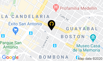 Mapa de Eps Sura en Medellín