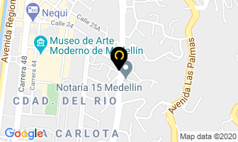 Mapa de Epsalón en Medellín