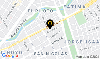 Mapa de Equi-partes Ferretería en Cali