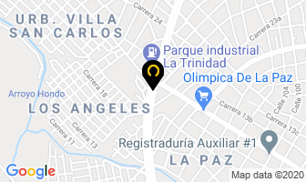 Mapa de Equi-retros E.u. en Barranquilla