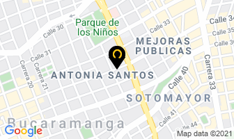 Mapa de Equilaser en Bucaramanga