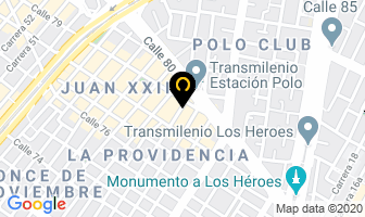 Mapa de Equintec Ltda. en Bogotá D.C