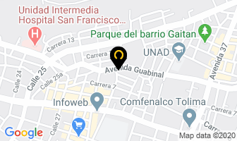 Mapa de Equipar Vega en Ibagué