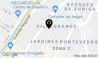 Mapa de Equipo Matríz en Medellín