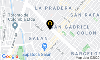 Mapa de Equipos Bancarios Dulón Ltda. en Bogotá D.C