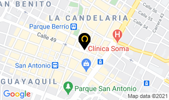 Mapa de Equipos Electromecànicos A & V en Medellín