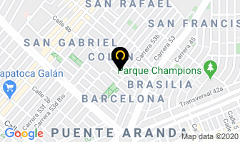 Mapa de Equipos Inoxidables Jg Ltda en Bogotá D.C