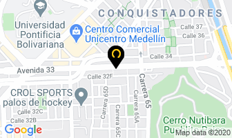 Mapa de Equipos Prismatec en Medellín
