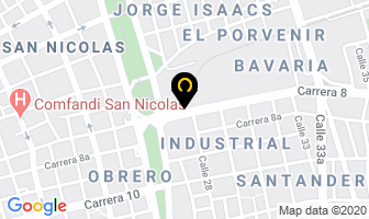 Mapa de Equipos Técnicos De Colombia S.a.s. en Cali