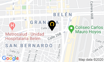 Mapa de Equipos Y Motriz Ltda. en Medellín