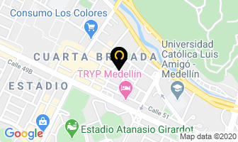 Mapa de Equisnaútica Limitada en Medellín