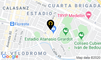 Mapa de Equisol Cirval en Medellín