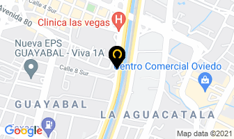 Mapa de Equitec Camiones en Medellín