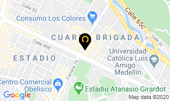 Mapa de Era Electrónica S.a. en Medellín