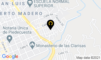 Mapa de Erefriser en Piedecuesta