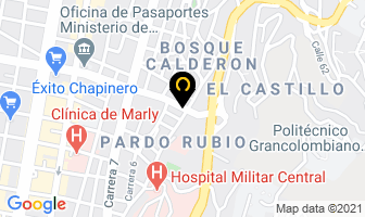 Mapa de Ergo & Health Ltda. en Bogotá D.C
