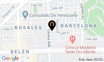 Mapa de Erika' Ache en Medellín