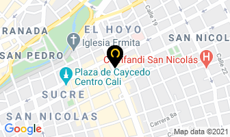Mapa de Ernesto Gómez Y/o Distribuciones Zero en Cali