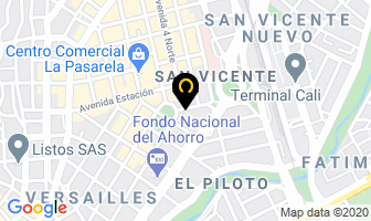 Mapa de Ervicios Generales en Cali