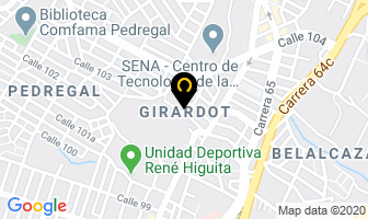 Mapa de Esambiente Ltda en Medellín
