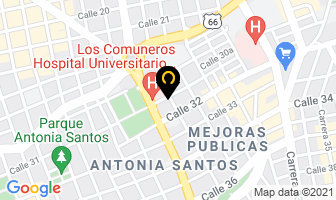 Mapa de E.s.a.p. en Bucaramanga