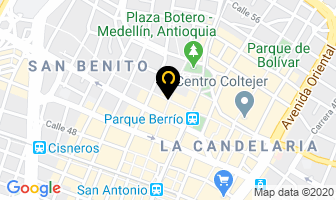 Mapa de Escaleras Security en Medellín