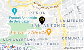 Mapa de Escobar Carlos Alberto en Cali