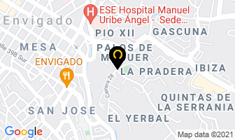 Mapa de Escobar Gaviria Gabriel en Medellín