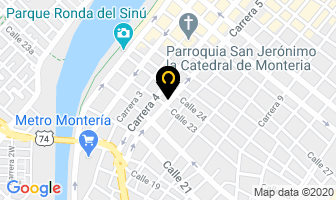 Mapa de Escobar Reyno Orlando en Montería