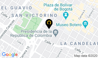 Mapa de Escudos Metalicos en Bogotá D.C