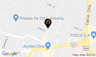 Mapa de Escuela De Artes El Norte en Chía