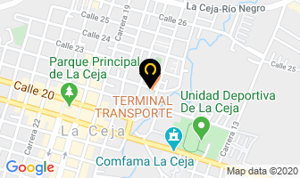Mapa de Escuela De Conduccion Soocar La Ceja en La Ceja