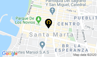 Mapa de Escuela De Danzas Terpsicore en Santa Marta