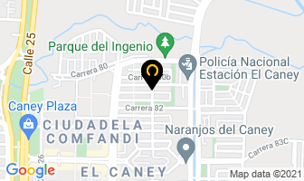 Mapa de Escuela De Parapente en Cali